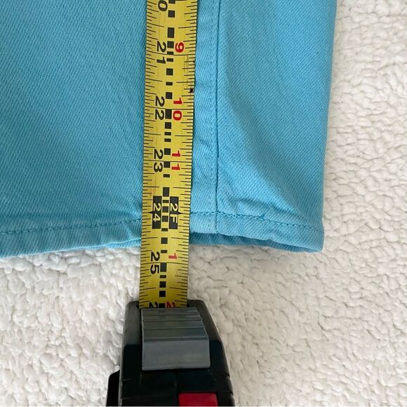 Levi’s Made & Crafted Blue Mist Organic Cotton Blend Barrel Crop Jeans Size 28 - Picture 14 of 14